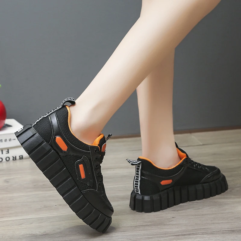 

2021 New Network Red Tide Women's Shoes Fashion Versatile Student Shoes Leisure Spring and Autumn Breathable Women's Board Shoes