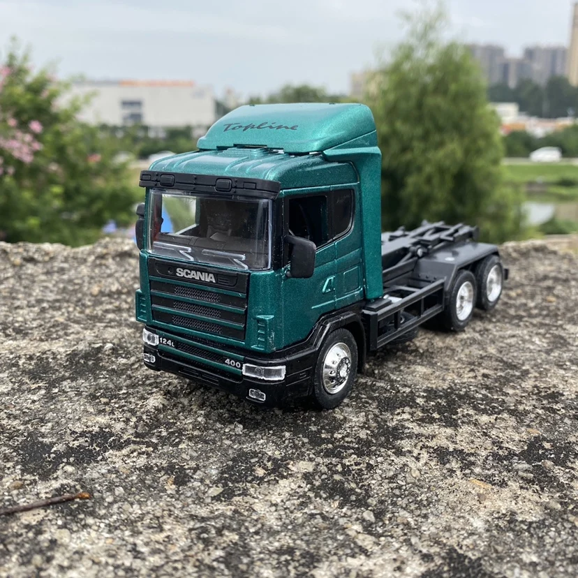 Литые весы 1:43 Scania тяжелый модель грузовика-контейнеровоза транспортер трактор