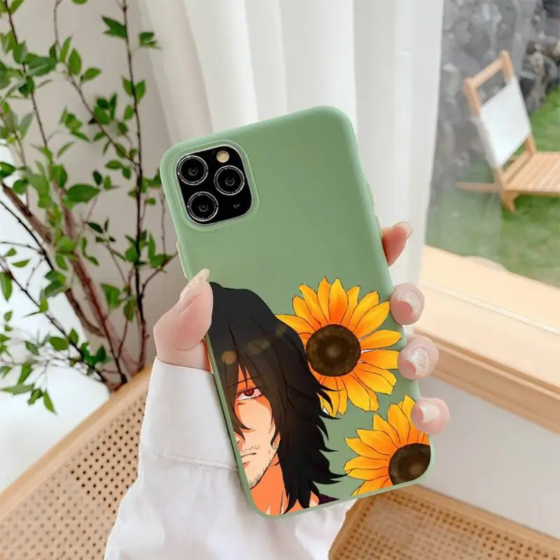 

Eraser head Shota Aizawa My Hero Phone Case for iPhone 11 12 13 mini pro XS MAX 8 7 6 6S Plus X 5S SE 2020 XR case