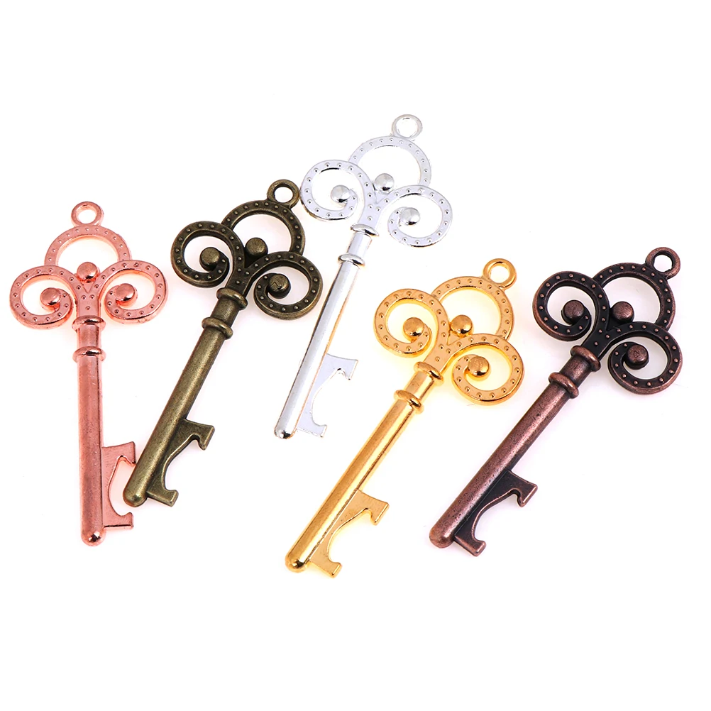 2 шт. портативный античный металлический открывалка для бутылок брелок ключей