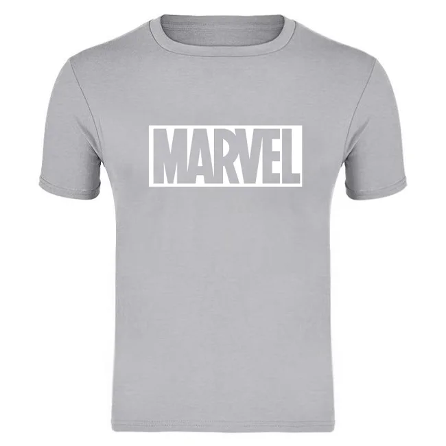 Новые модные футболки для пары с короткими рукавами Marvel, Мужская футболка с принтом супергероя, футболка с круглым вырезом, комикс, футболка с надпись Marvel, топы, Мужская одежда, футболки