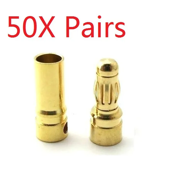 2 мм/3 5 мм/4 мм/5 мм золотой пули кабель Разъем для подключения типа банан двигателя