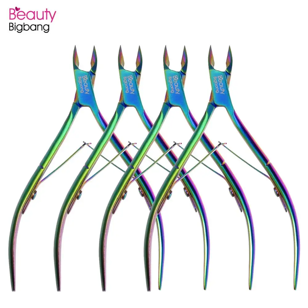 BeautyBigBang щипчики для кутикулы кусачки Радужная машинка для стрижки ногтей Ножницы для удаления омертвевшей кожи инструмент для маникюра