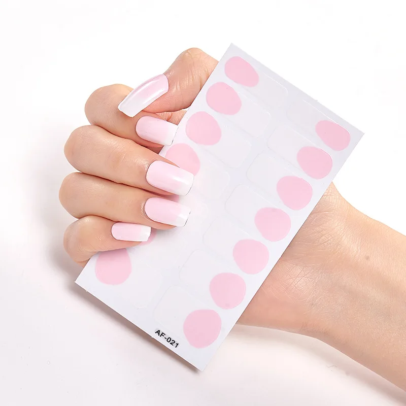 

Shiny Designed Manicure Self Adhesive Nail Sticker Nail Accesoires Nails Art Decoration Nail Designs Full Cover Nail Stickers