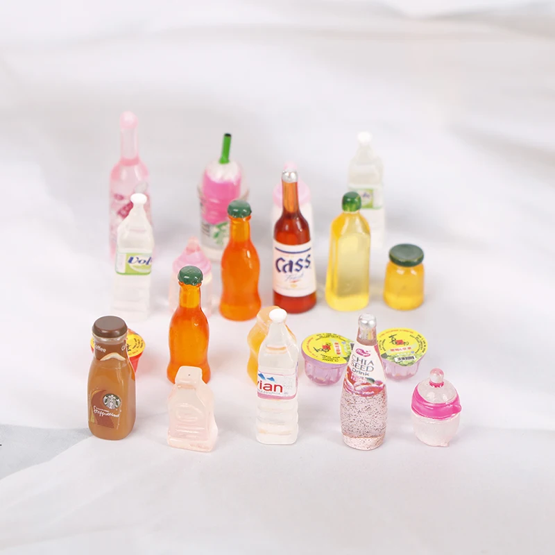 Игрушечный мини-домик для кукол имитация смолы шт./пакет в виде бутылки