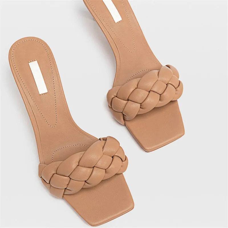 

Женские шлепанцы с открытым носком, сланцы, сандалии на высоком каблуке, пляжные шлепанцы, для отдыха на открытом воздухе, лето