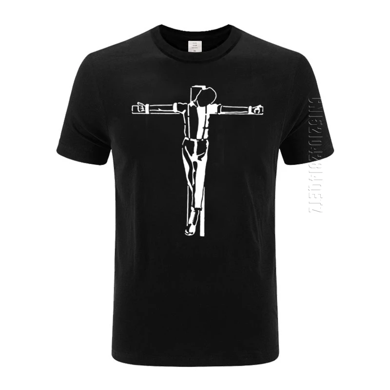 

New Men's T-Shirts Crucified Skinheads Skins Trojan Printed 100% Crew Neck Cotton Tees Male Harajuku Clothing