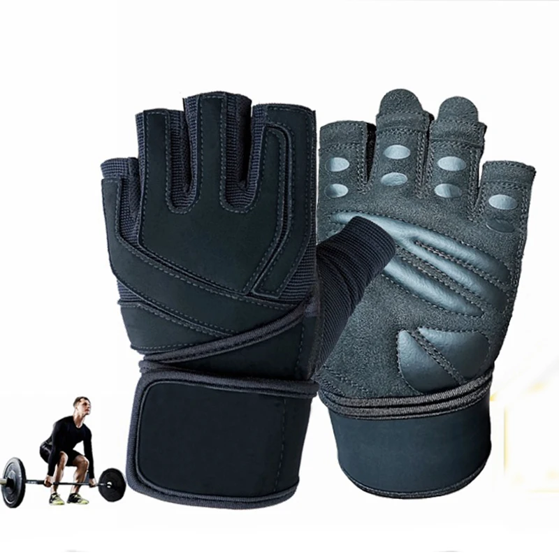 

Gym Gloves Heavyweight Sports Exercise Weight Lifting Gloves Body Building Training Sport Fitness Gloves for Fiting Cycling