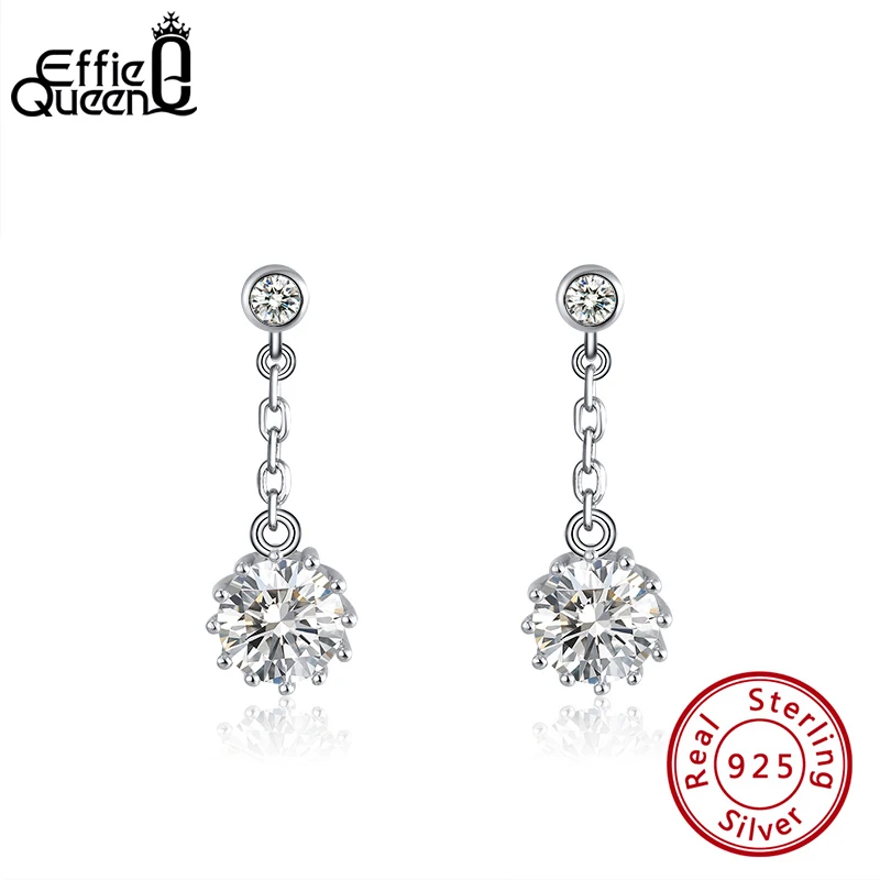 Браслеты из нержавеющей стали реальный S925 серебро Для женщин падение Длинные