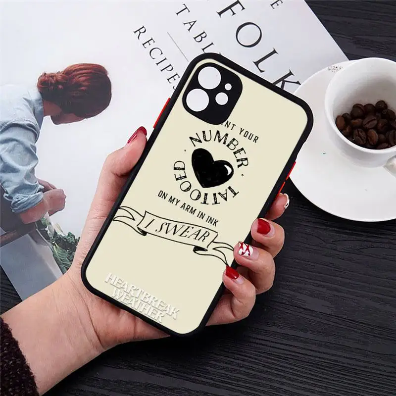 

Niall Horan singer Heartbreak weather Phone Case matte transparent For iphone 7 8 11 12 plus mini x xs xr pro max cover