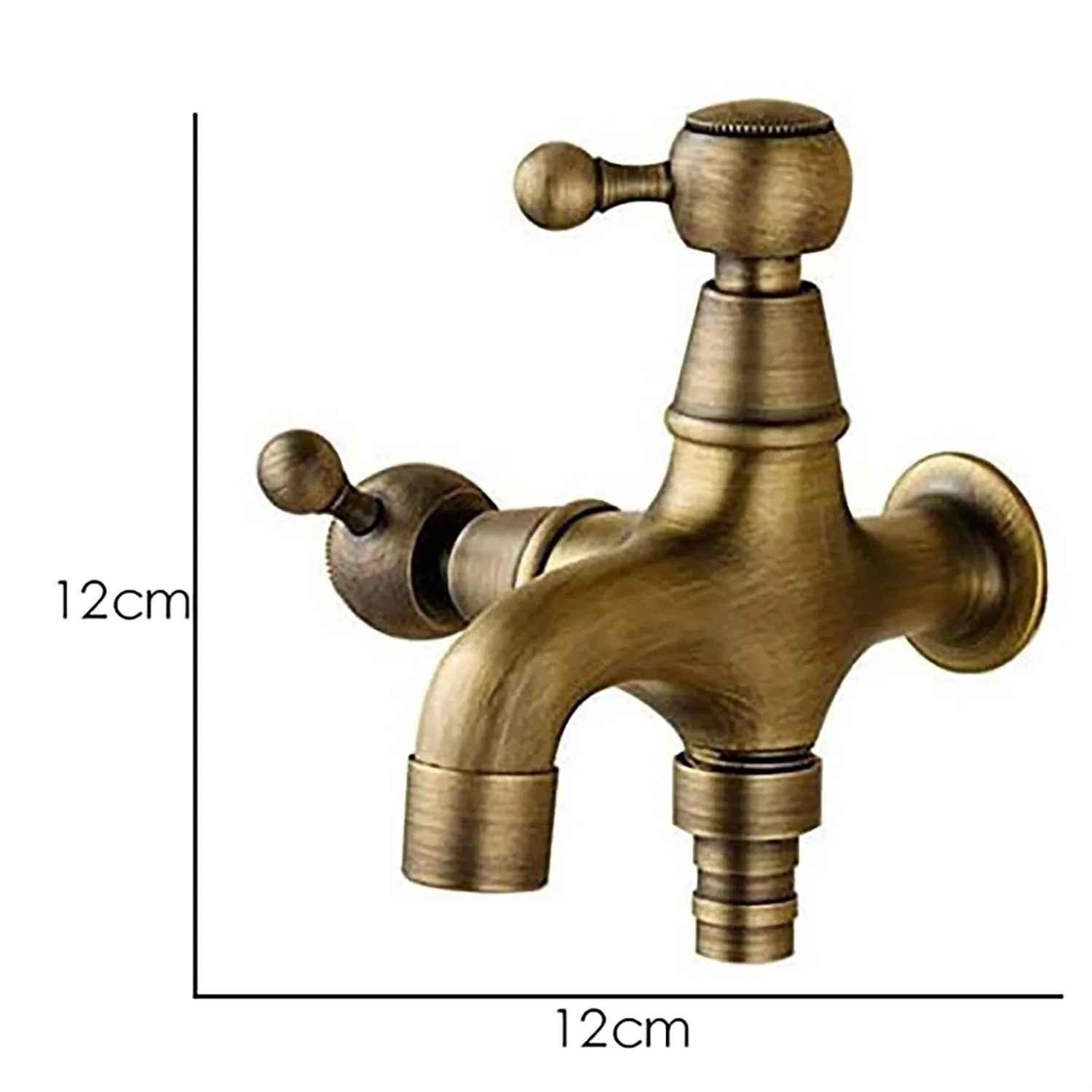 

Antique Brass Finish Laundry Mop pool And Washing Machine Faucet Water Cold Tap Wall Mount Outdoor Garden Bibcock Faucet