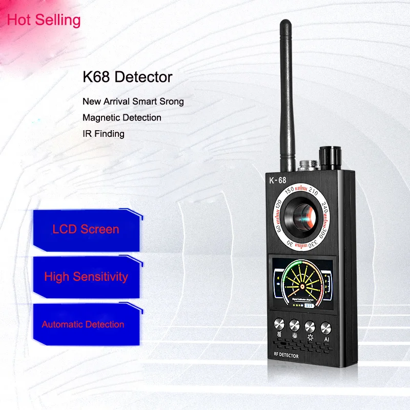 Радиочастотный сканер K68 Pro беспроводной GSM трекер для обнаружения сигналов и