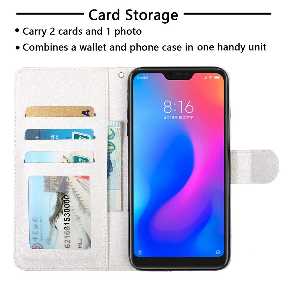 2019 Мягкий ТПУ чехол-кошелек для Xiaomi MI A3 Lite чехол Pro 3D рельефный флип-чехол
