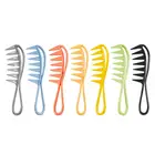 Новая Расческа для парикмахерских, ярких цветов, с широкими зубьями, масляная расческа для волос в стиле ретро, расческа для волос, домашние полые инструменты для укладки волос