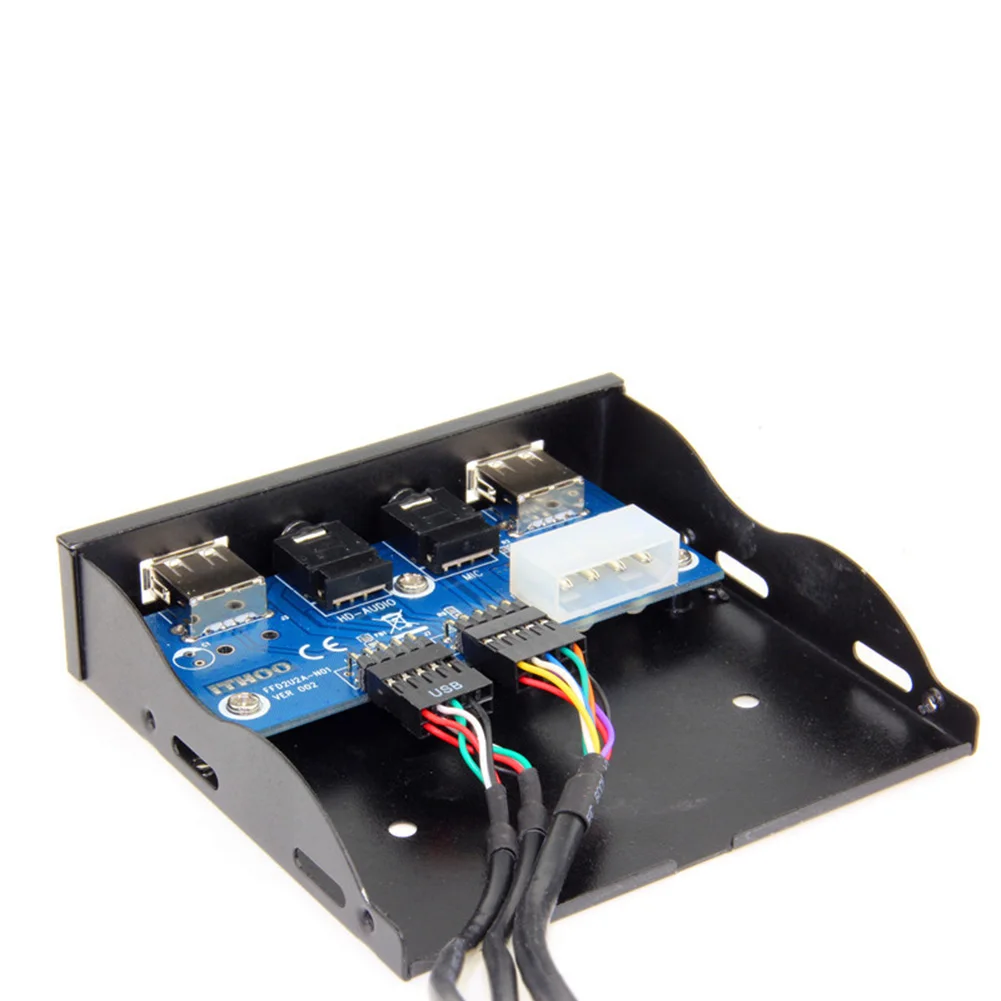 USB 3 0 2 порта 5 дюйма ячейка для дискет Настольный открытый разъем и игровой