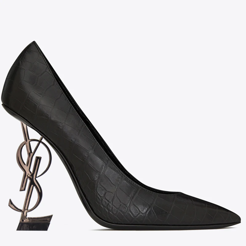 Новые роскошные брендовые кожаные туфли на шпильках французского социалита с