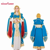 exclusive princess women blue long dress gown cosplay costume