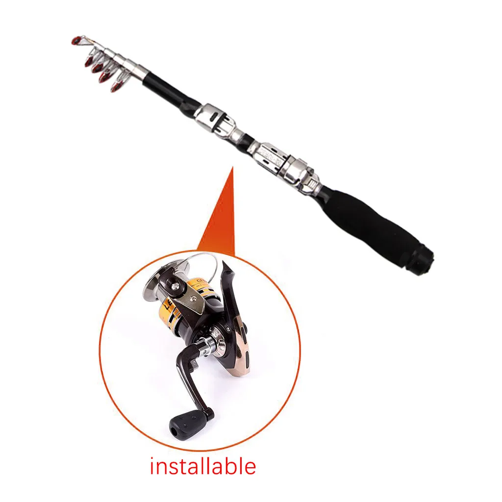 Кормушка для удочки жесткая удочка океана пруд портативная телескопическая