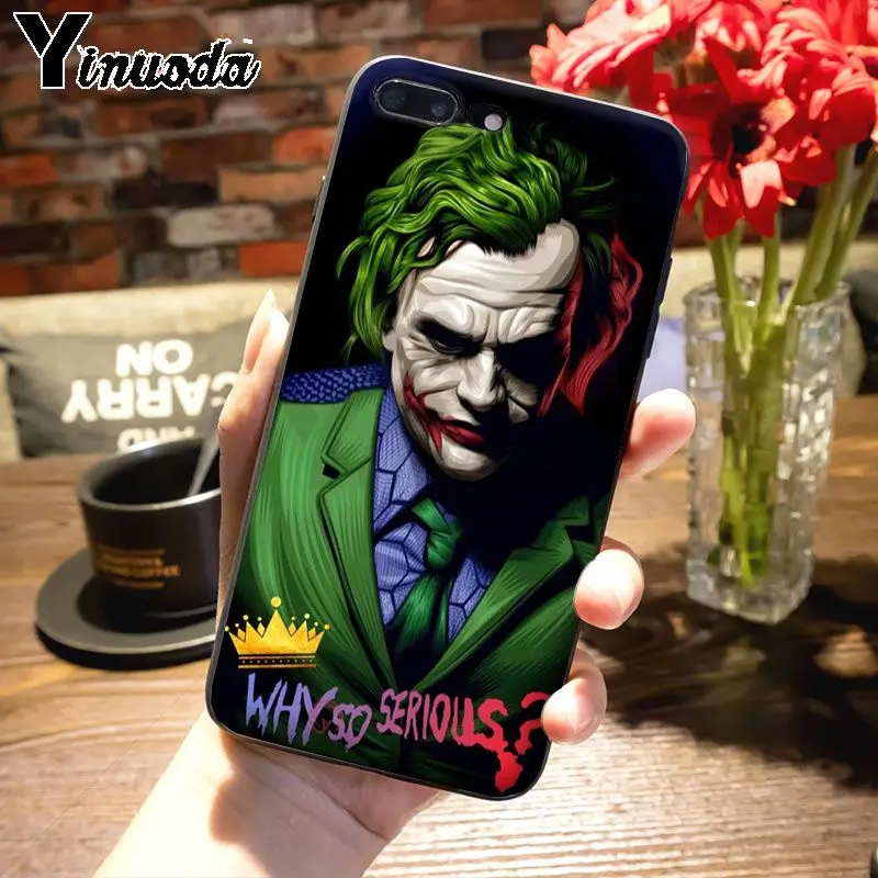 Yinuoda Joker распродажа Роскошные крутые аксессуары для телефонов Чехол для iPhone 7plus 6S 6plus 7 8 8Plus X XS XR XS MAX 5S 11 11pro max чехол