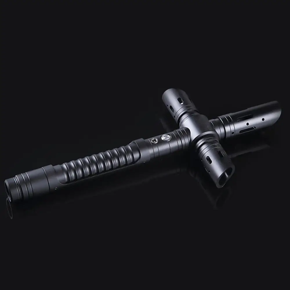 

Forked Lightsaber With Foc Fightable Laser Sword Crossguard Lightsaber Heavy Dueling Light Saber Cos Anime Soul Figure Weapon