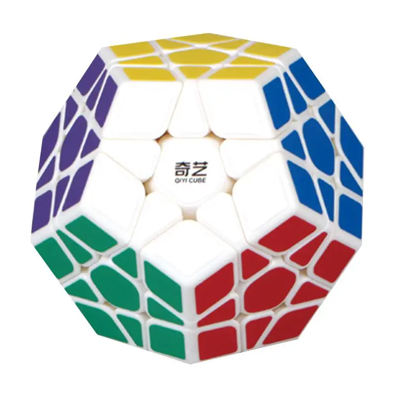

QIYI 3x3 Megaminx Sticker Magic Cubes Dodecahedron Speed Cubes Brain Teaser Puzzle Toy For children Birthday Gifts