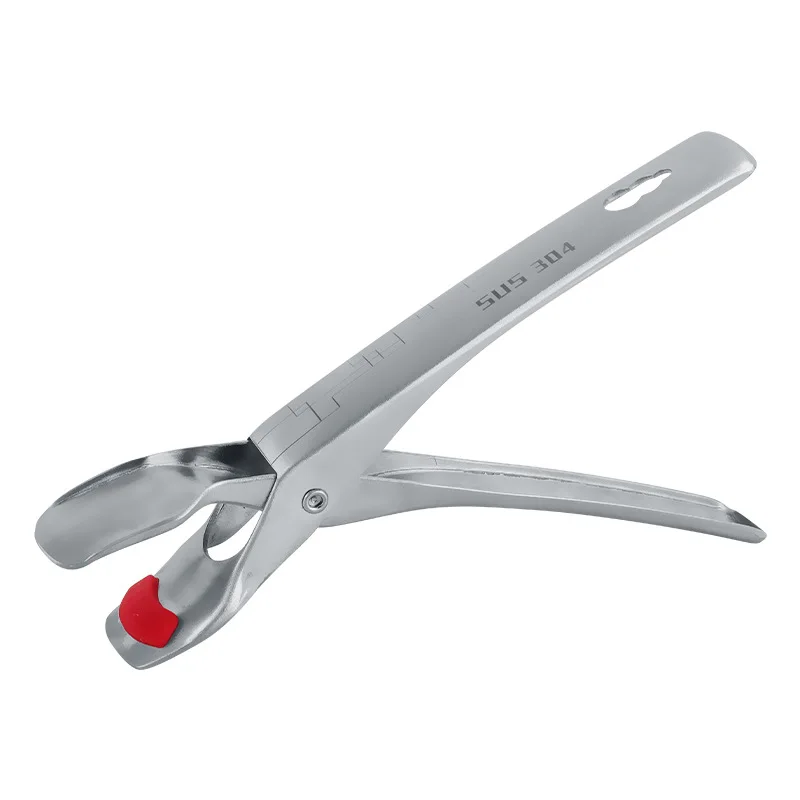 

304 Stainless Steel Anti-Scalding Clip Household Silicone Non-Slip Tray Lifting Device Anti-Scalding Dish Clip Kitchen Gadgets