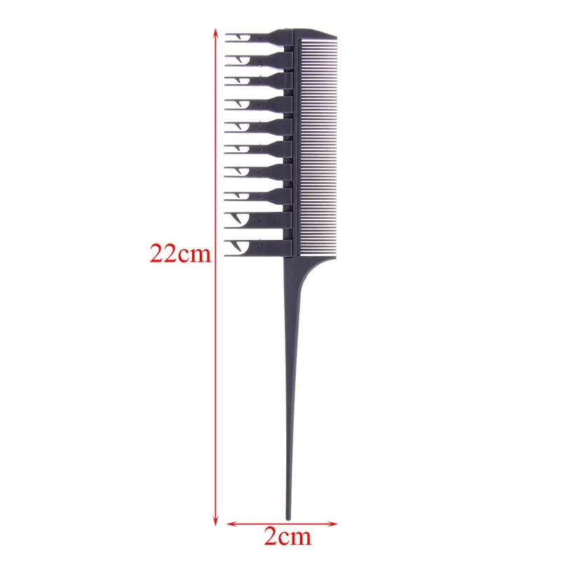 2 сторонняя Регулируемая Расческа для окрашивания волос массажная насадка