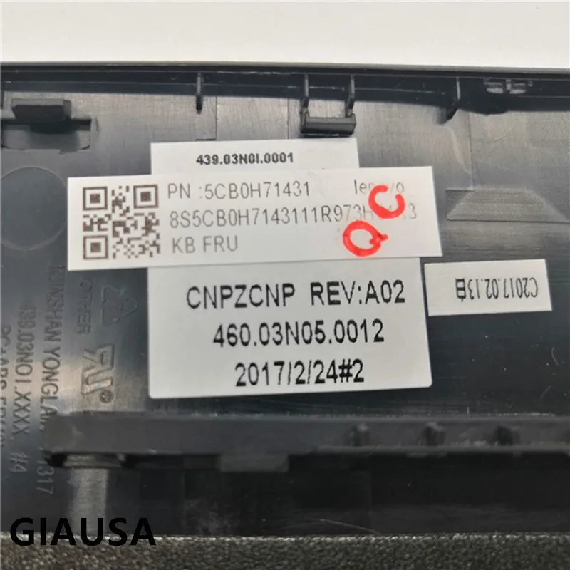 Для lenovo Ideapad 500S-14 500S-14ISK S41-70 Клавиатура США Белый Упор для рук черный корпус 5CB0H71431