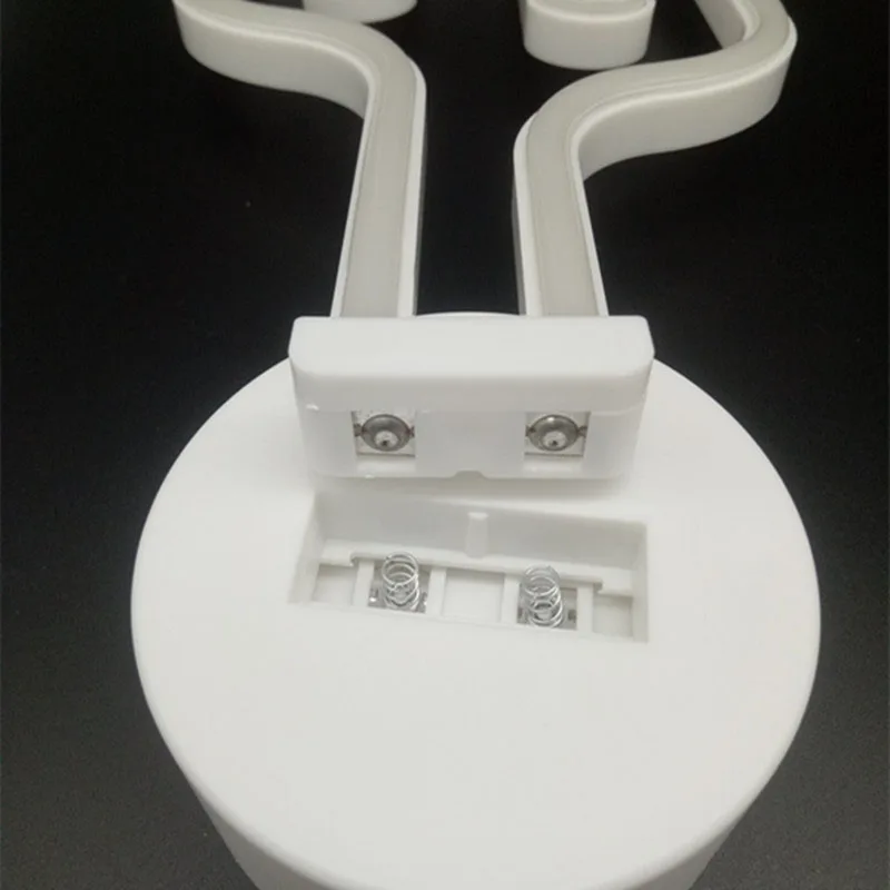 Светодиодный неоновый Ночной светильник в форме ананаса кактуса с базой на