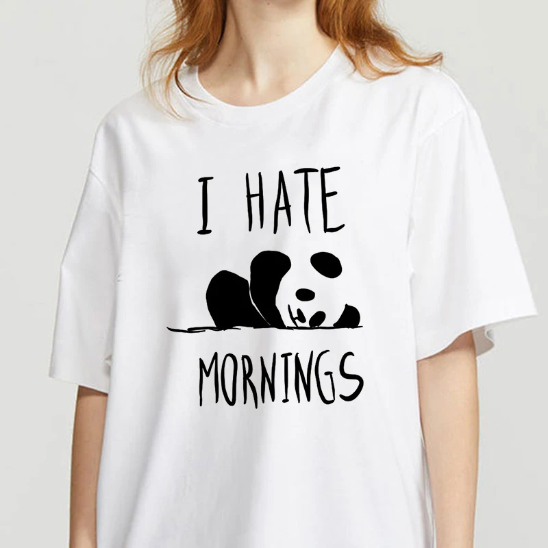 

2021 New Vogue Panda T-Shirt Fashion Women Harajuku Ulzzang T Shirt Summer Tops 90s Girls Graphic Tees Woman Clothing