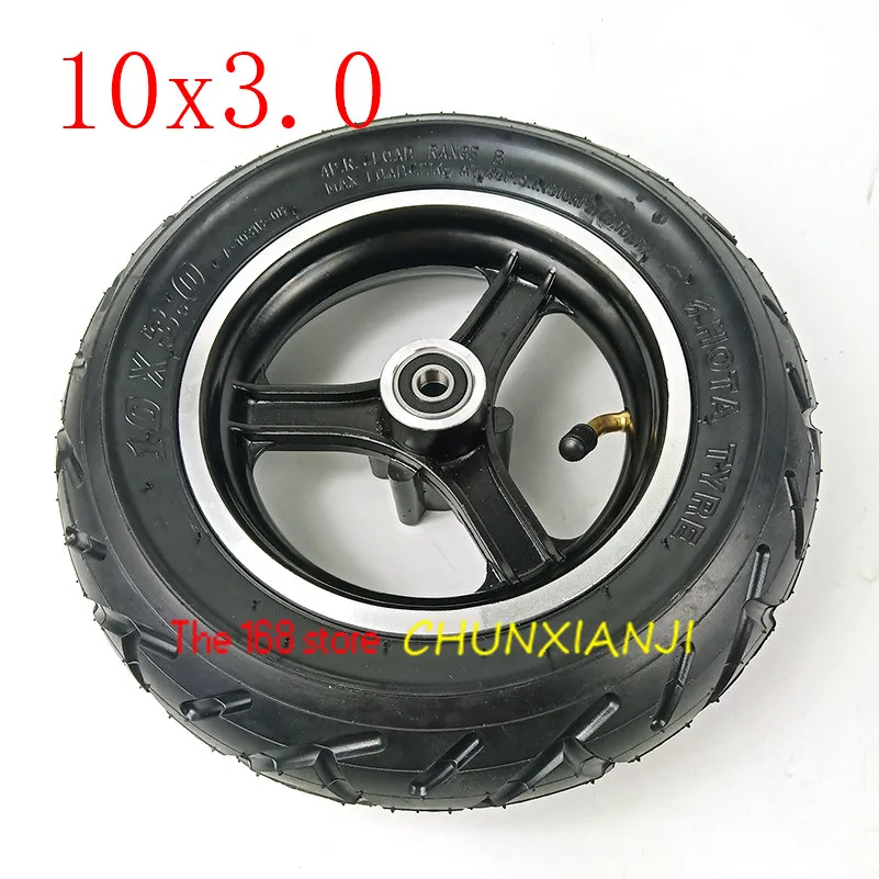 

Size 10 inch pneumatic wheel10x3.0 tire inner tube&alloy Disc brake rims for Electric Scooter Balancing Hoverboard 10*3.0 tyre