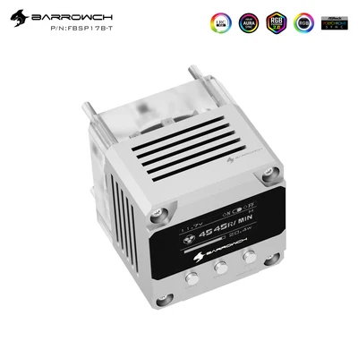 Водяной насос Barrowch с водяным охлаждением ШИМ контроллер скорости 17 Вт умная