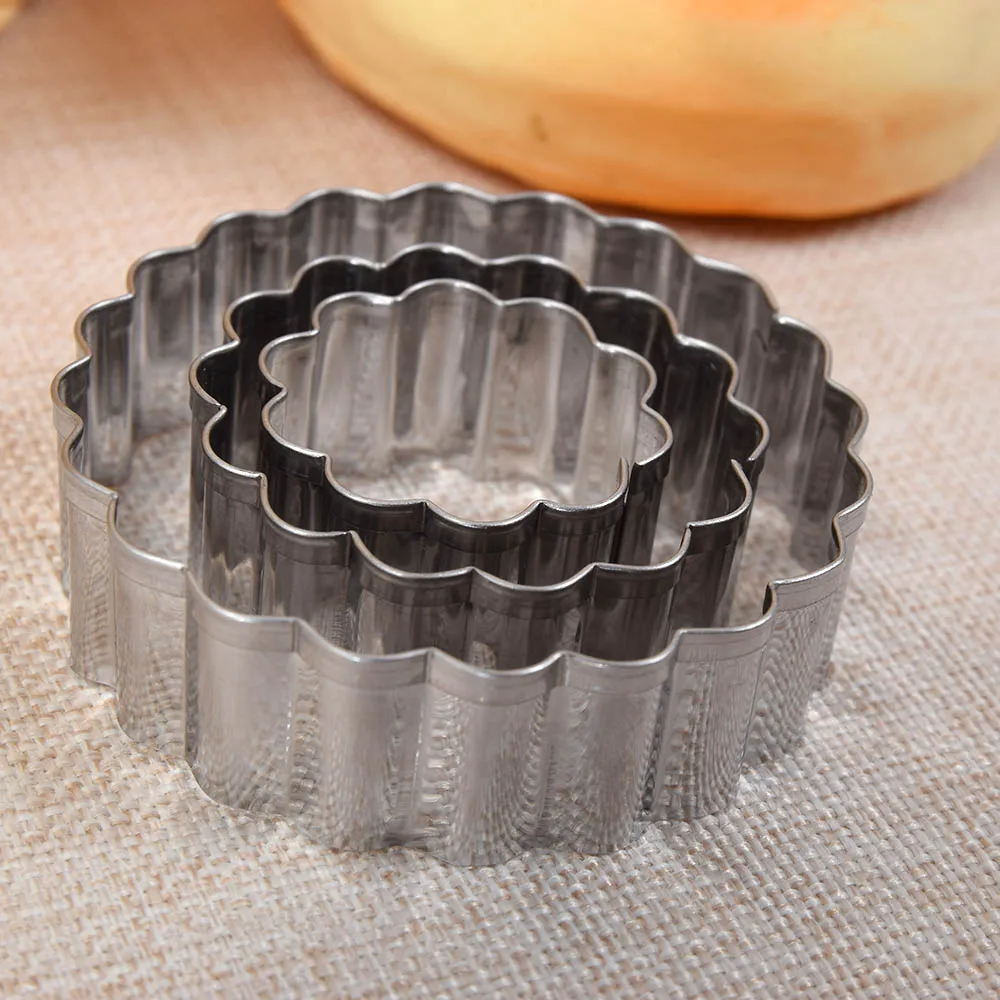 3 шт./компл. цветок формы для печенья Нержавеющая сталь гвоздики украшения