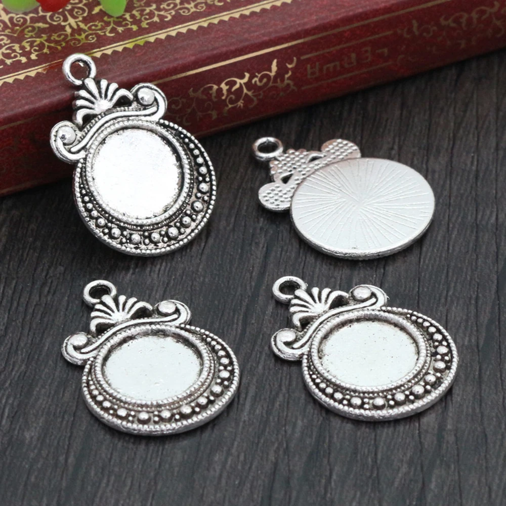 20 шт. 12 мм внутренний размер античная бронза серебро золото черное покрытие