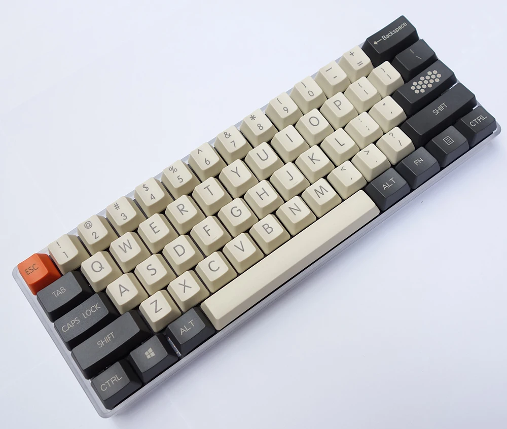 GH60 механическая клавиатура DIY Пластик чехол прошитый с QMK прошивки программируемый покер чистый HHKB Minila XD60 XD60