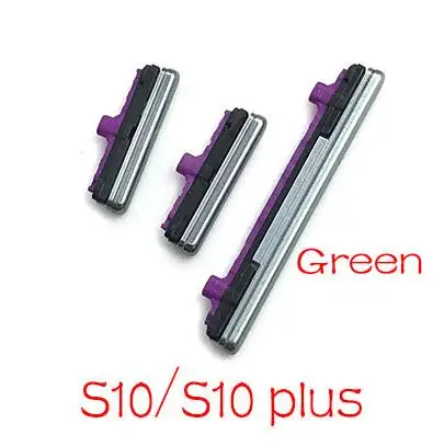 S10 plus Green Новая Боковая кнопка громкости+ кнопка включения/выключения питания для samsung Galaxy Note 8 S8 S9 S10 Plus запасные части - Цвет: S10 plus Green