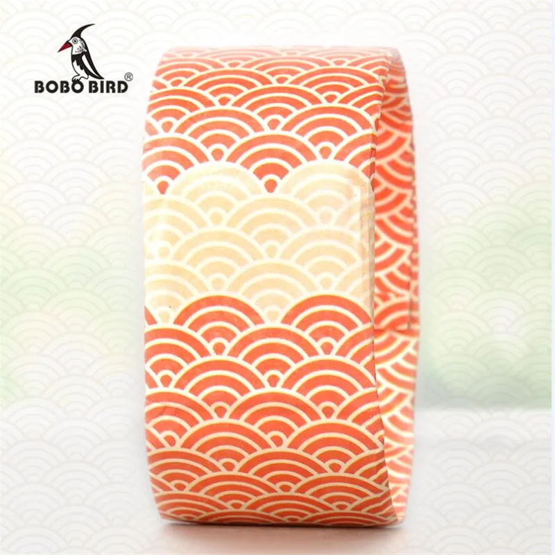 R04-2 BOBOBIRD Wood Watch Promotion Sale Leather Strap Men Women Wristwatches Birthday Present Christmas Gift in Box reloj hombre - Цвет: R04-2