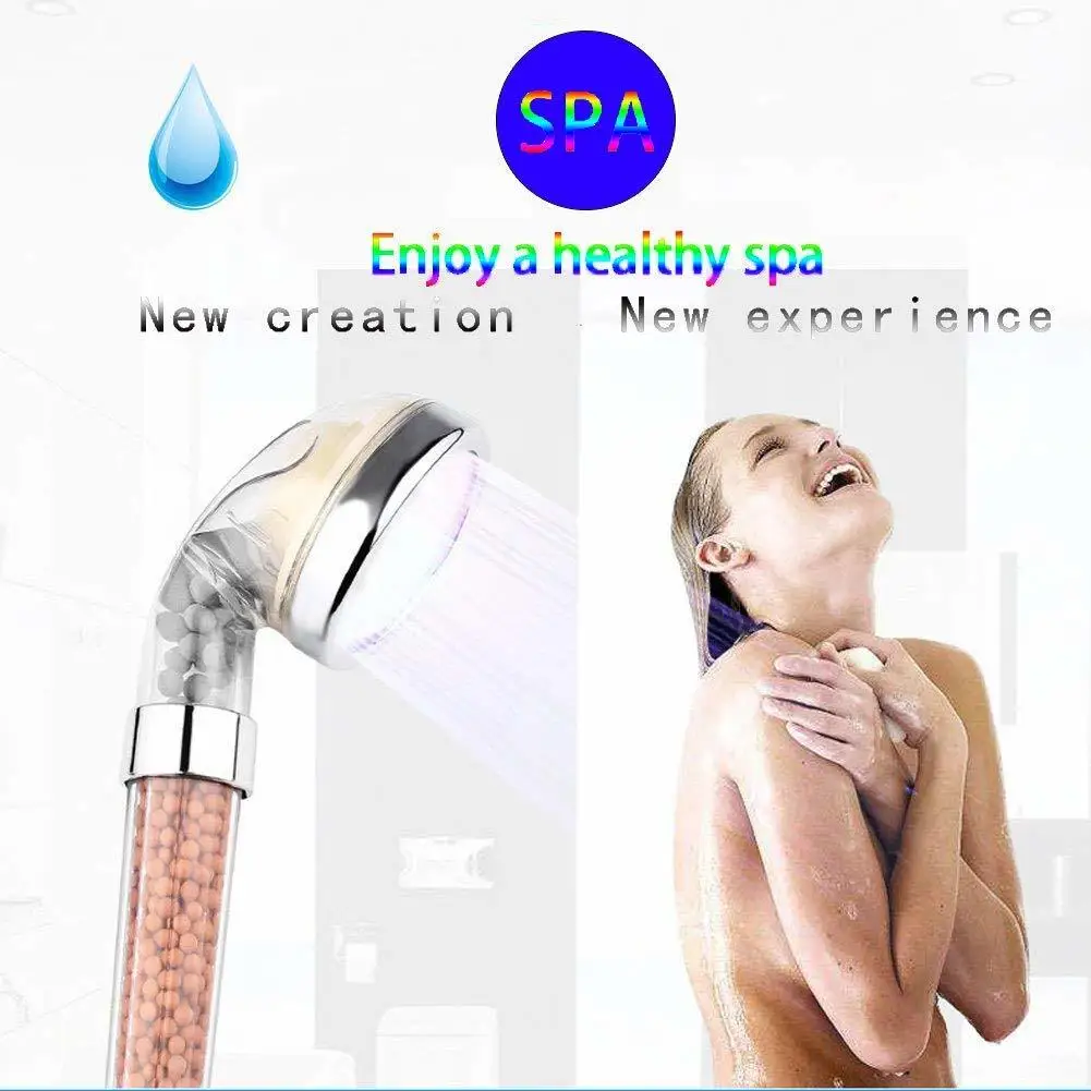 Романтические смесители для душа 7 цветов насадка с одной круглой головкой