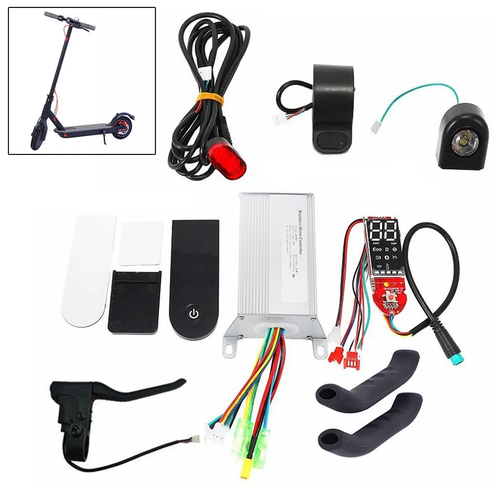 

Scooter 36V 350W Brushless Controller Dashboard Accelerator Headlight Tail Light Brake Handle Silicone Cover For XiaoMi M365