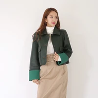 2020 winter new pu leather jacket womens short korean imitation leather jacket locomotive leather jacket womens fashion
