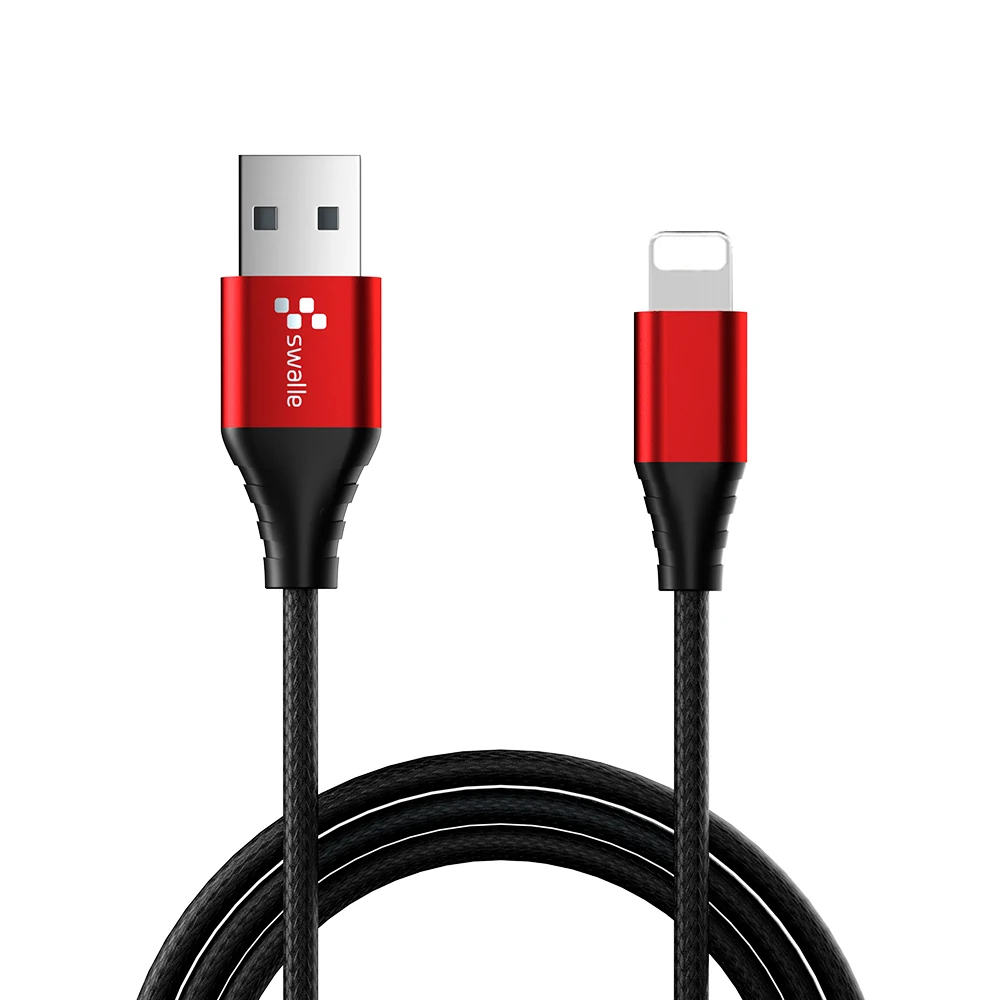 Swalle Micro usb type-C кабель для iPhone кабель освещения 0,2 м 1,2 м 3A провод для быстрого заряда type-C Магнитный кабель для зарядки телефона - Цвет: Red for Lightning