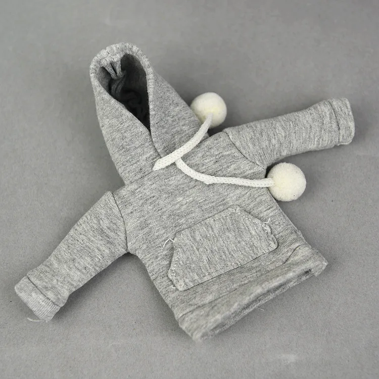 grey Sweatshirt 1/6 bjd Sweatshirt for barbie blyth Clothes Doll Accessories ropa boneca casa Parka Outfit for barbies vestiti baby toy 1 pcs - Цвет: grey Sweatshirt