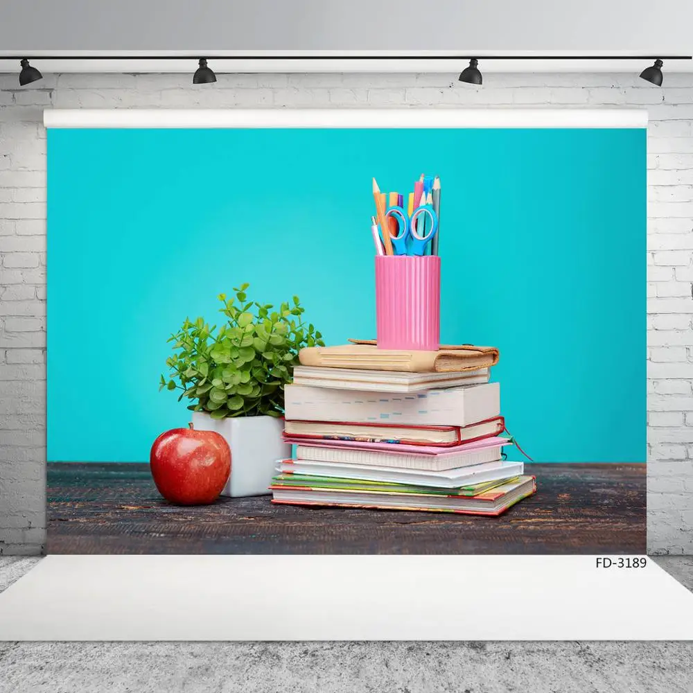 Фон для фотосъемки с книги кисть-карандаш горшок фон на заказ детей состоящий из