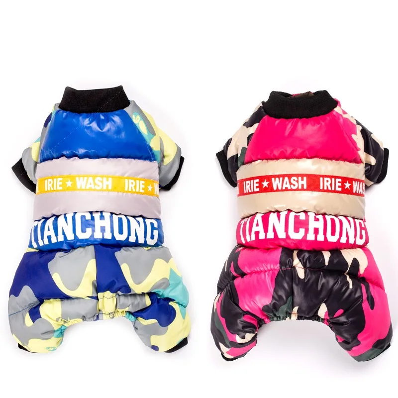 Одежда для собак зимнее пальто куртка маленьких XXL одежда домашних животных