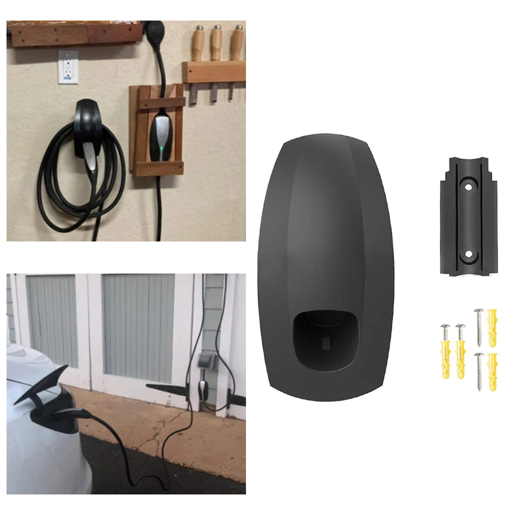 

Charging Cable Organizer, for Tesla Wall Mount Connector Cable Organizer Bracket Charger Holder Adapter for Model S X Y 3