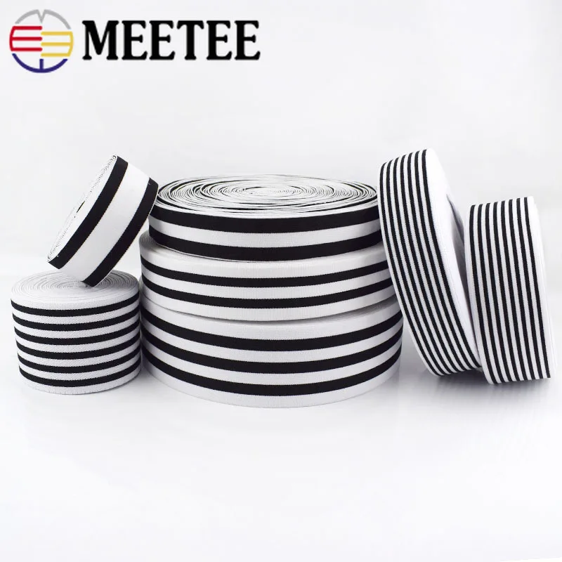 Эластичная лента из нейлона белый и черный пояс с кружевной отделкой 5