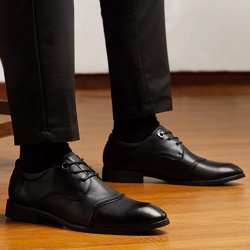 

Zapatos Casuales Para Hombre De Cuero Men Black Casual Shoes Leather Man Shoe Sneaker 2020 For Sports Fashion Causal