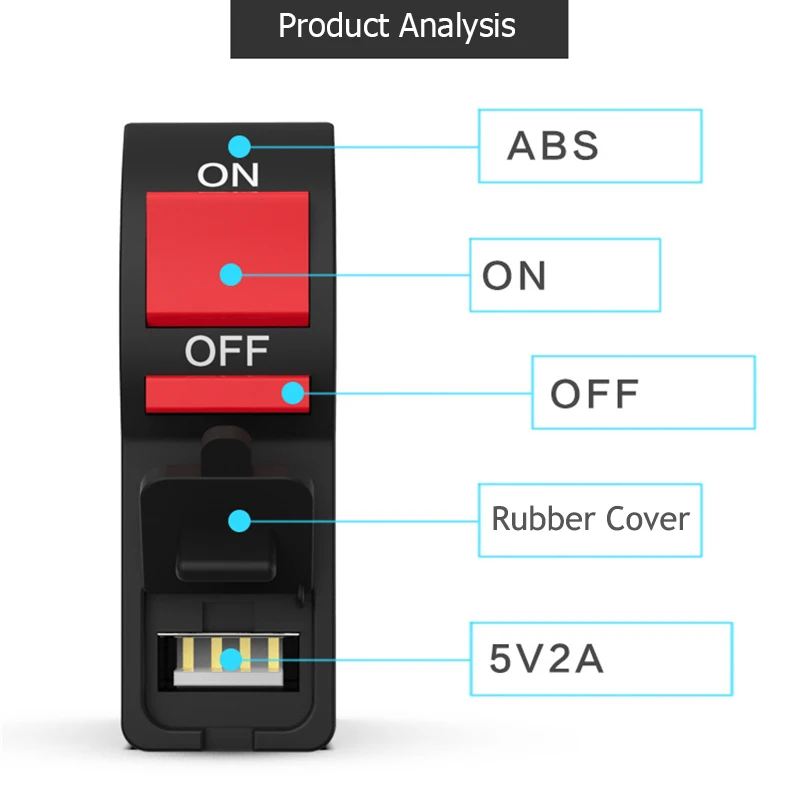 22 мм 7/8 &quotУниверсальный мотоциклетный руль кнопка включения и выключения с