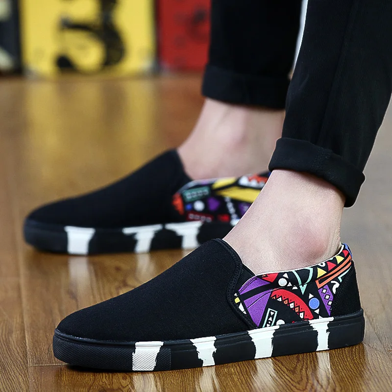 

Male Canvas Shoe Zapatos Lona Hombre Canvas Shoes Men For Casual Espadrilles Sport Leisure Mens Slip On Man Fashion White