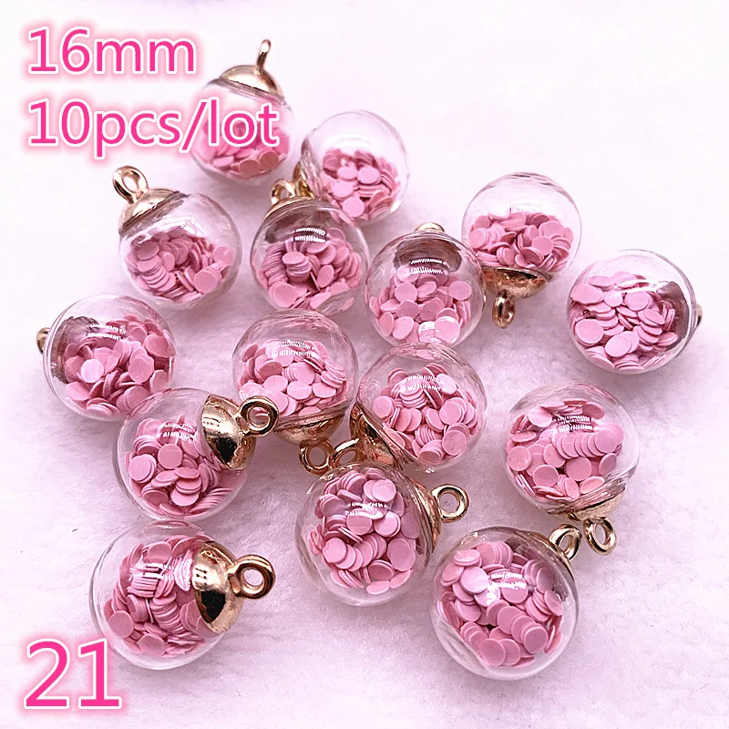 Оптовая продажа 16 мм Красочные прозрачные шарики стеклянные звезды/круглые